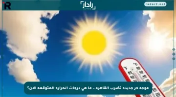 موجة حر جديدة تضرب القاهرة.. ما هي درجات الحرارة المتوقعة الآن؟